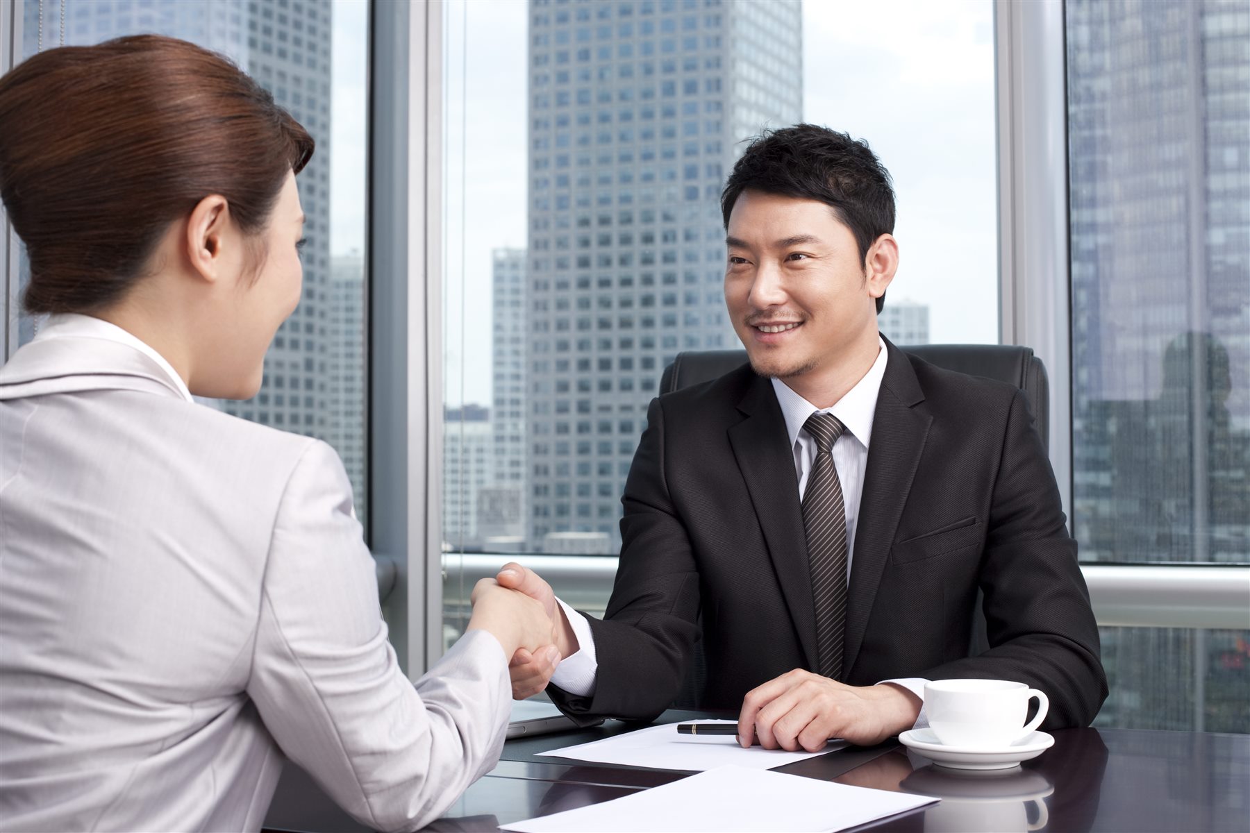 Professionals meeting about recruitment